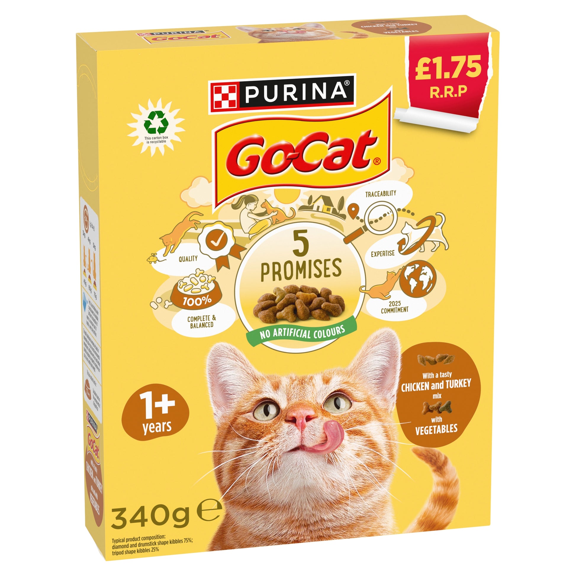 GO CAT DRY FOOD TURKEY CHICKEN VEGETABLE