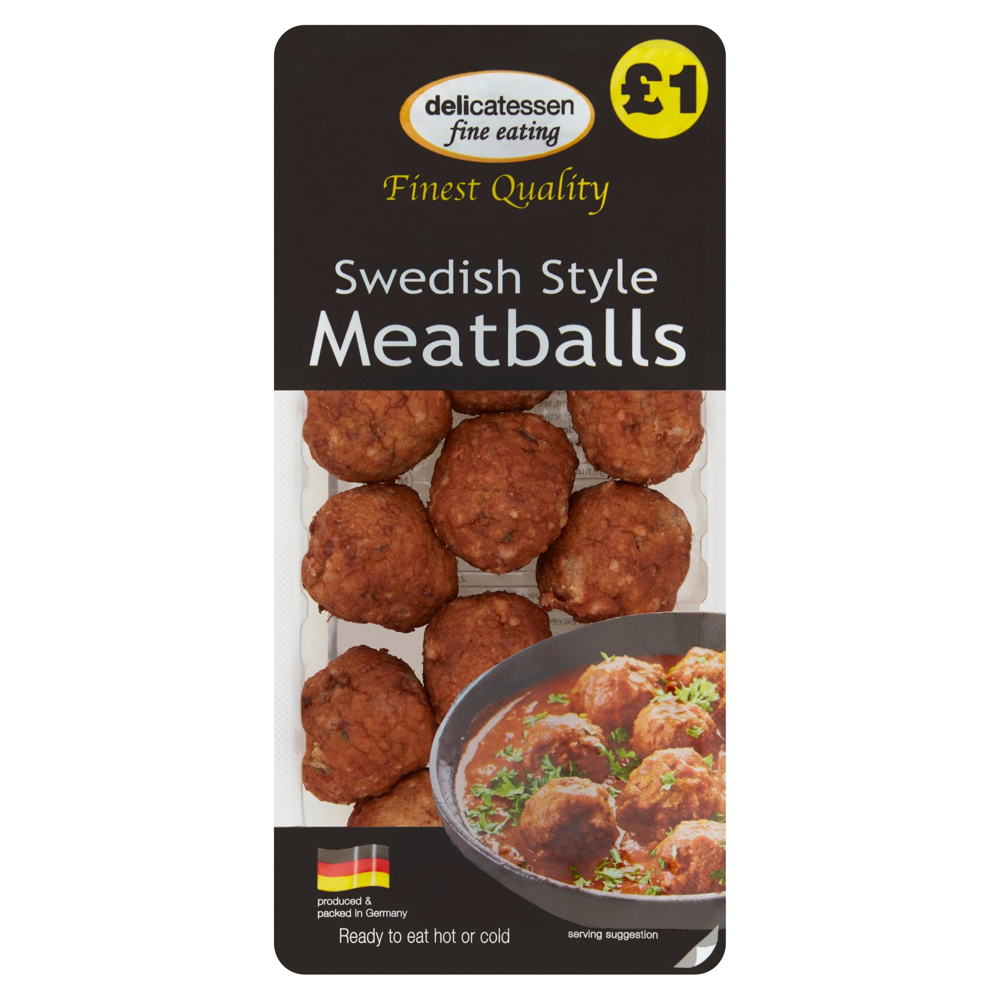 DELICATESSEN FINE EATING SWEDISH STYLE MEATBALLS 200G