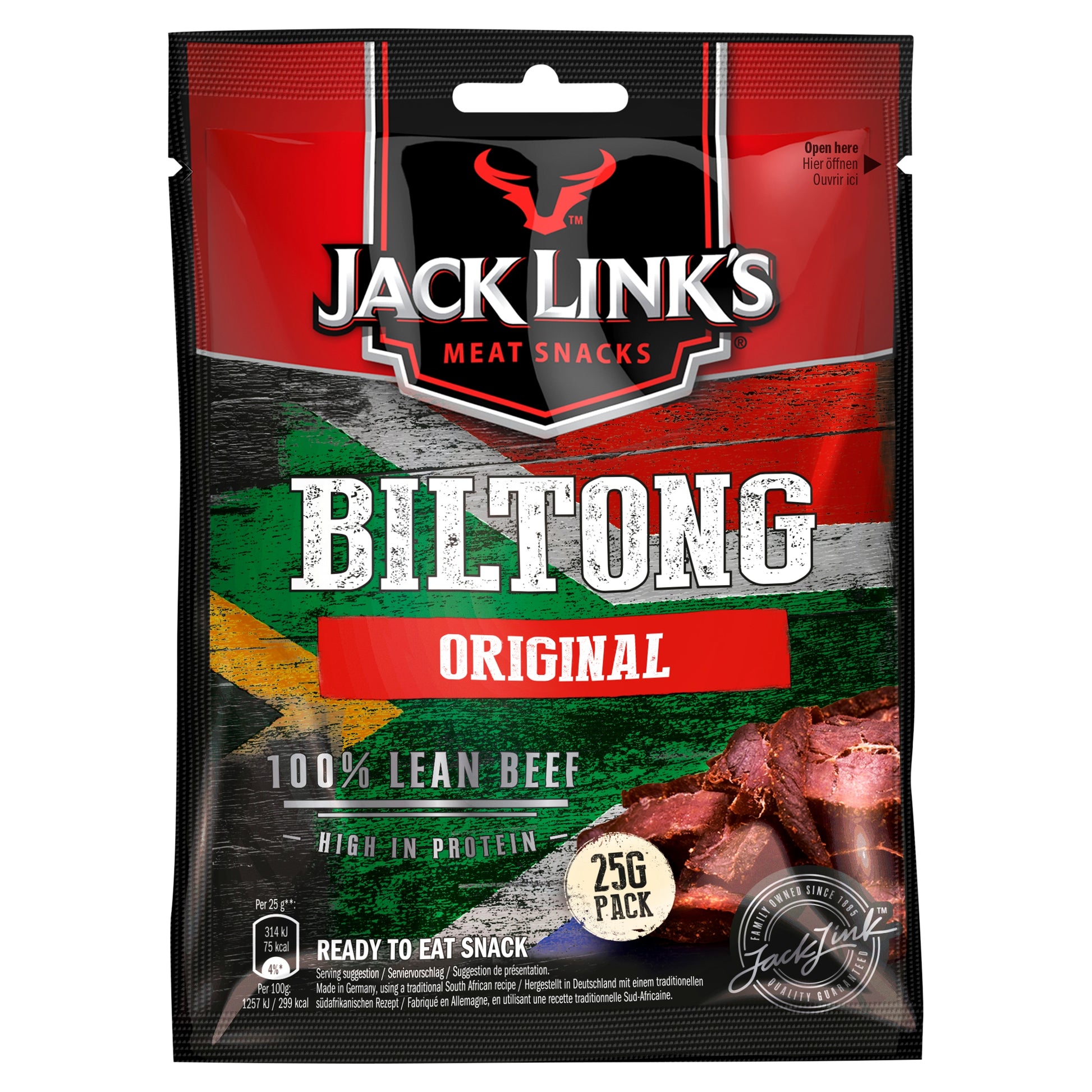 JACK LINKS BILTONG ORIGINAL CLIPSTRIP
