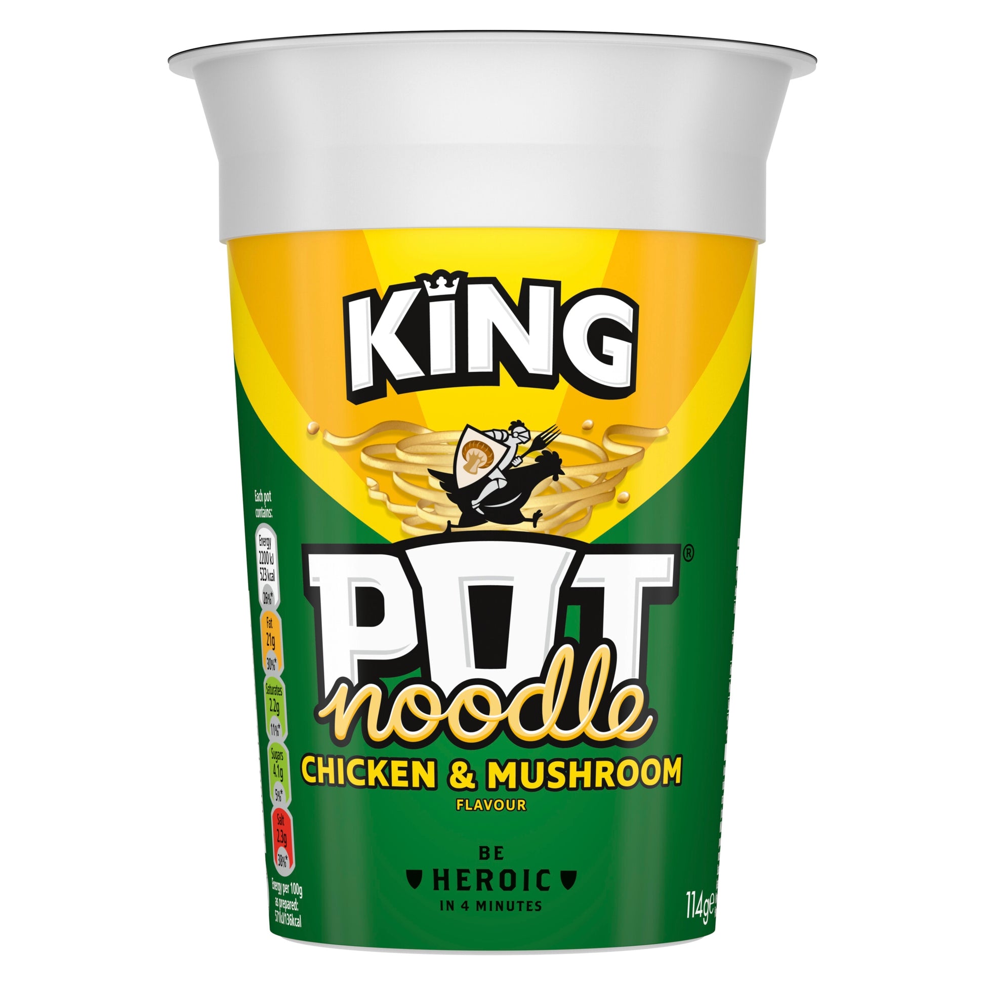 KING POT NOODLE CHICKEN MUSHROOM