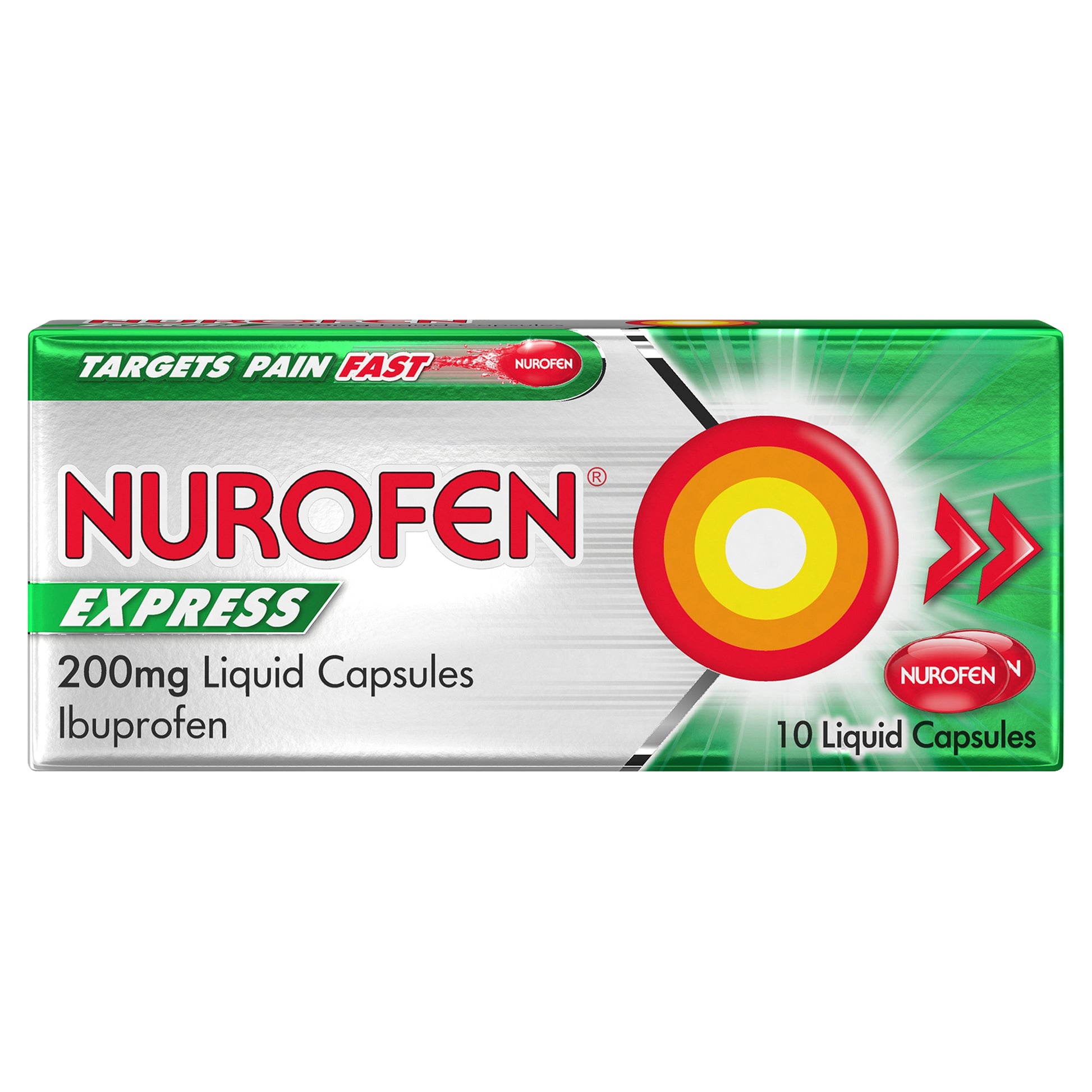 NUROFEN EXPRESS LIQUID CAPSULES