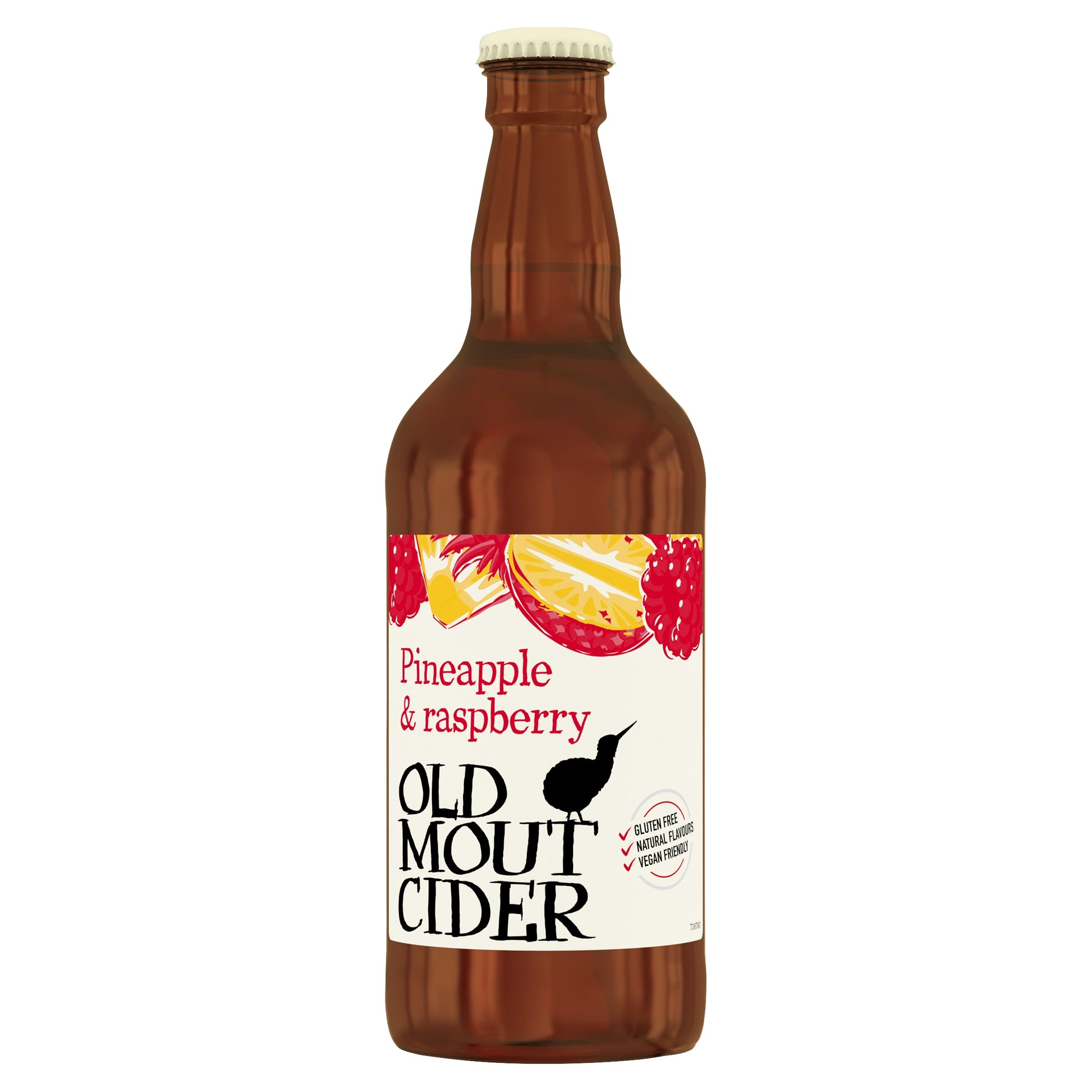Old Mout Cider Pineapple & Raspberry Alcohol Free Bottle