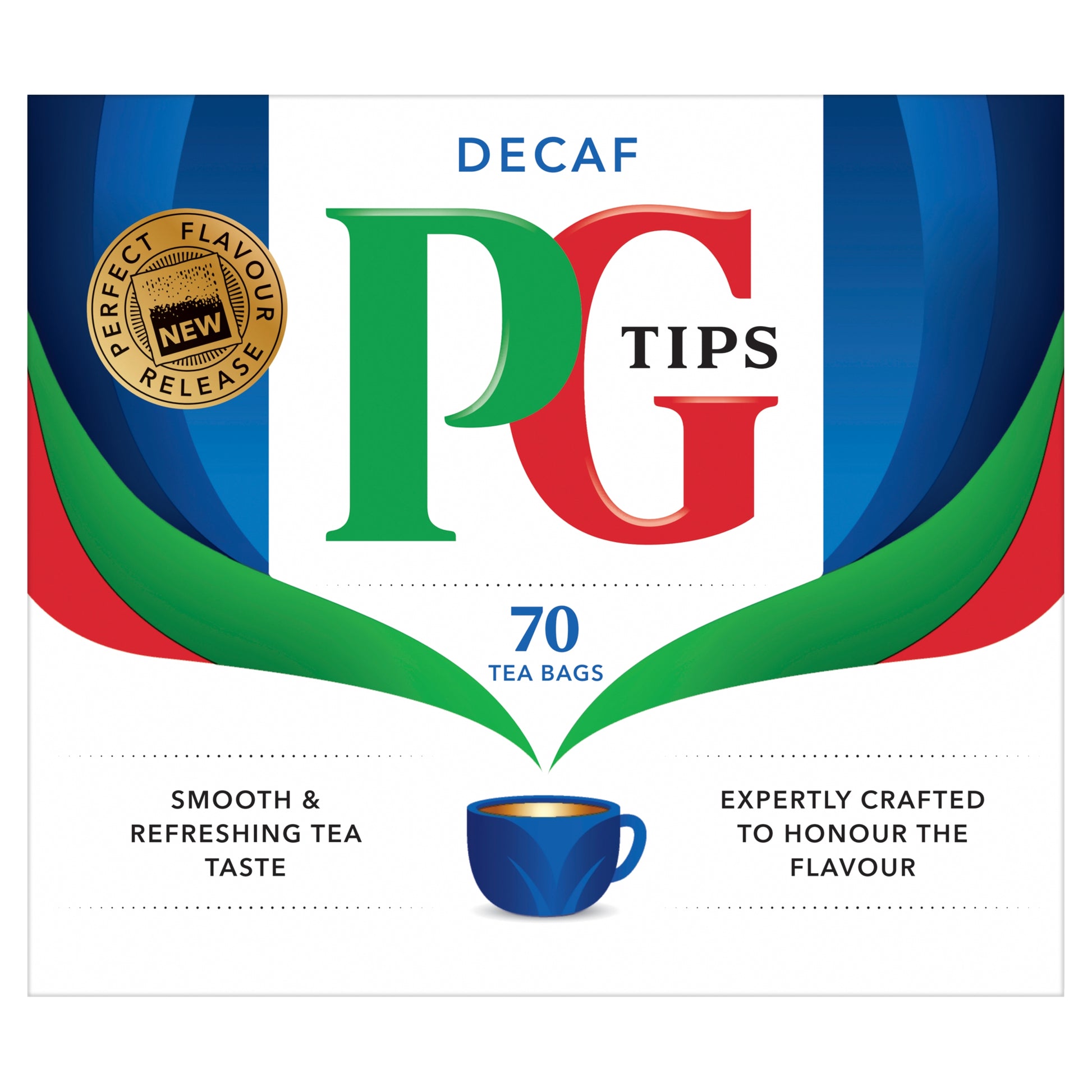 PG TIPS DECAF TEABAGS 70S