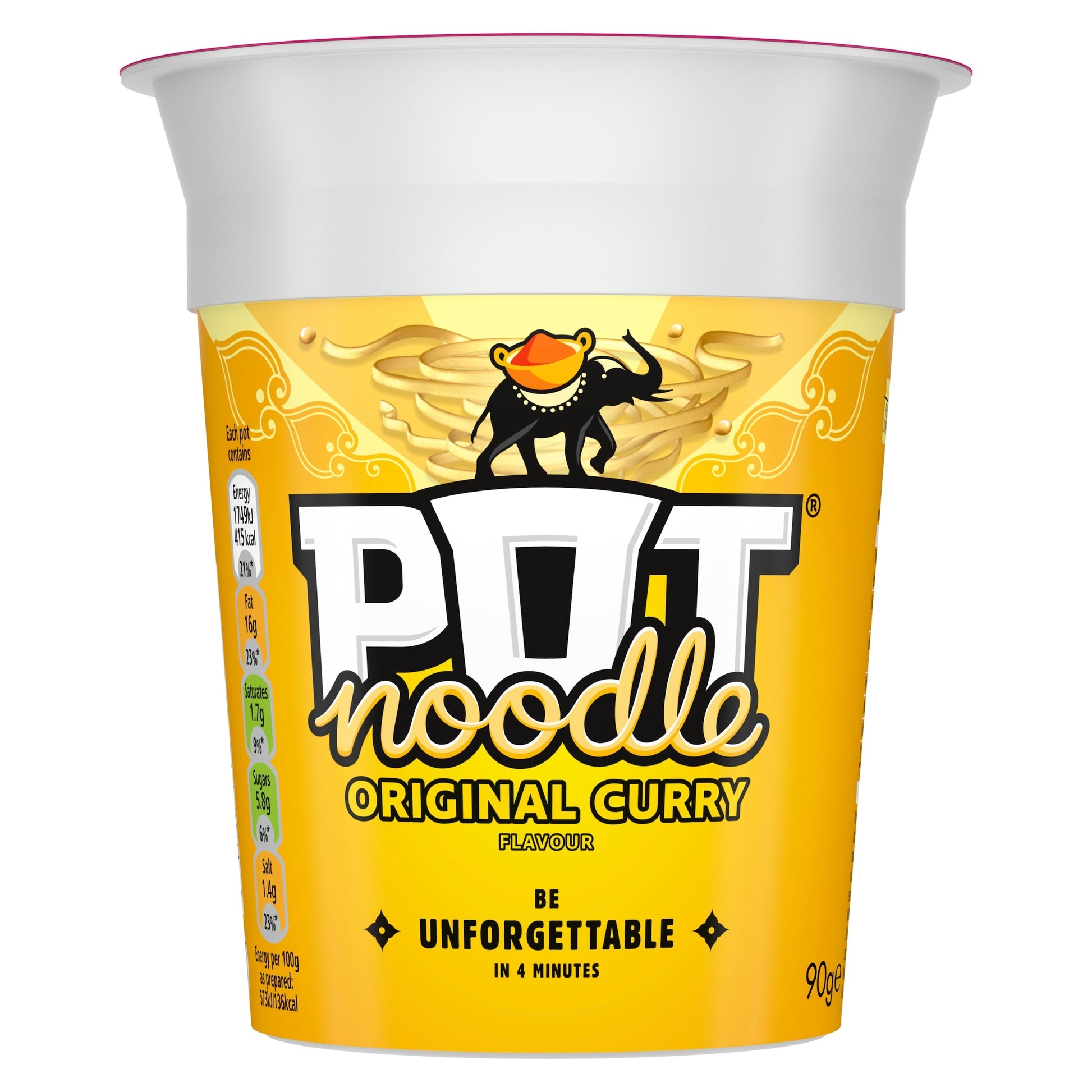 POT NOODLE ORIGINAL CURRY 90G