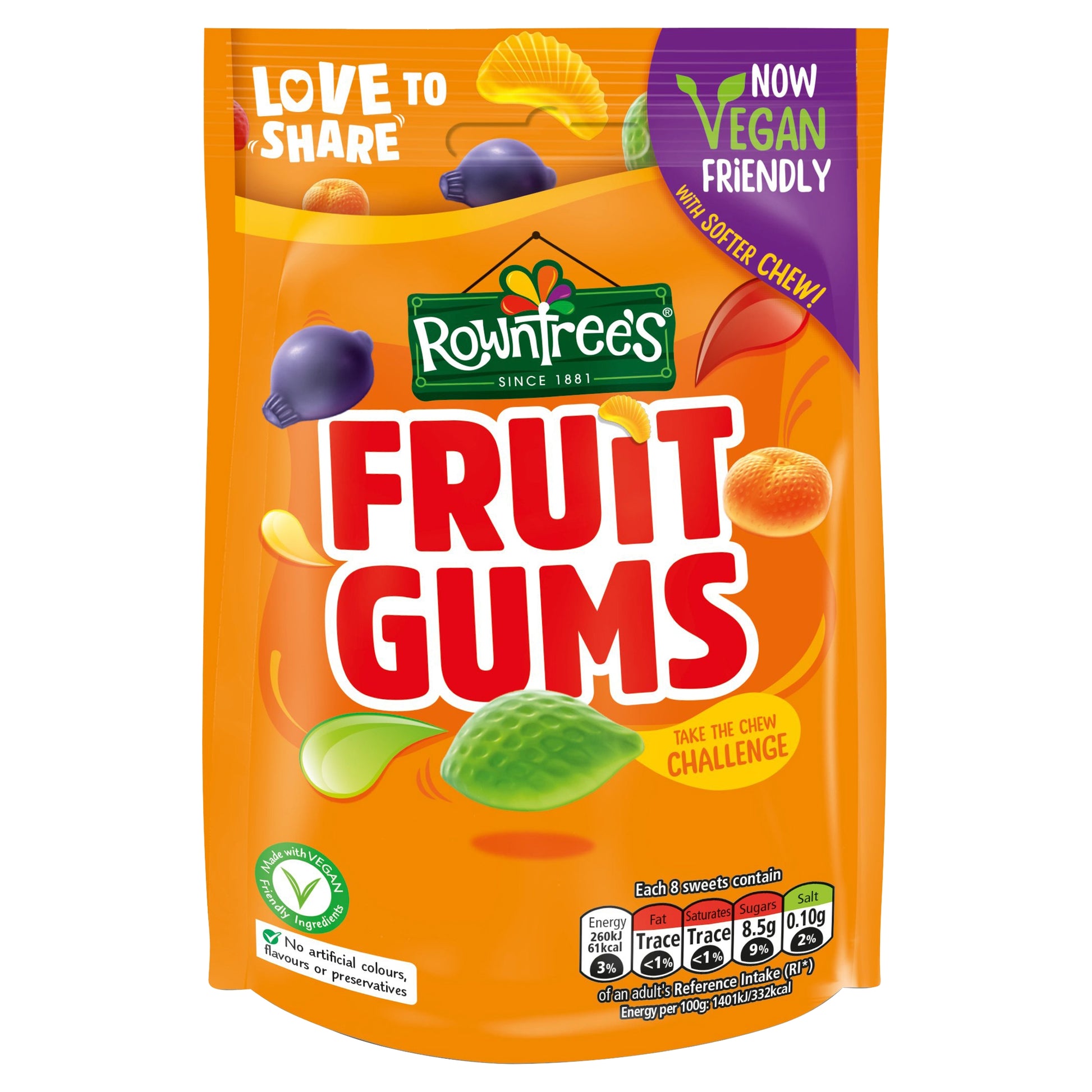 ROWNTREE FRUIT GUM