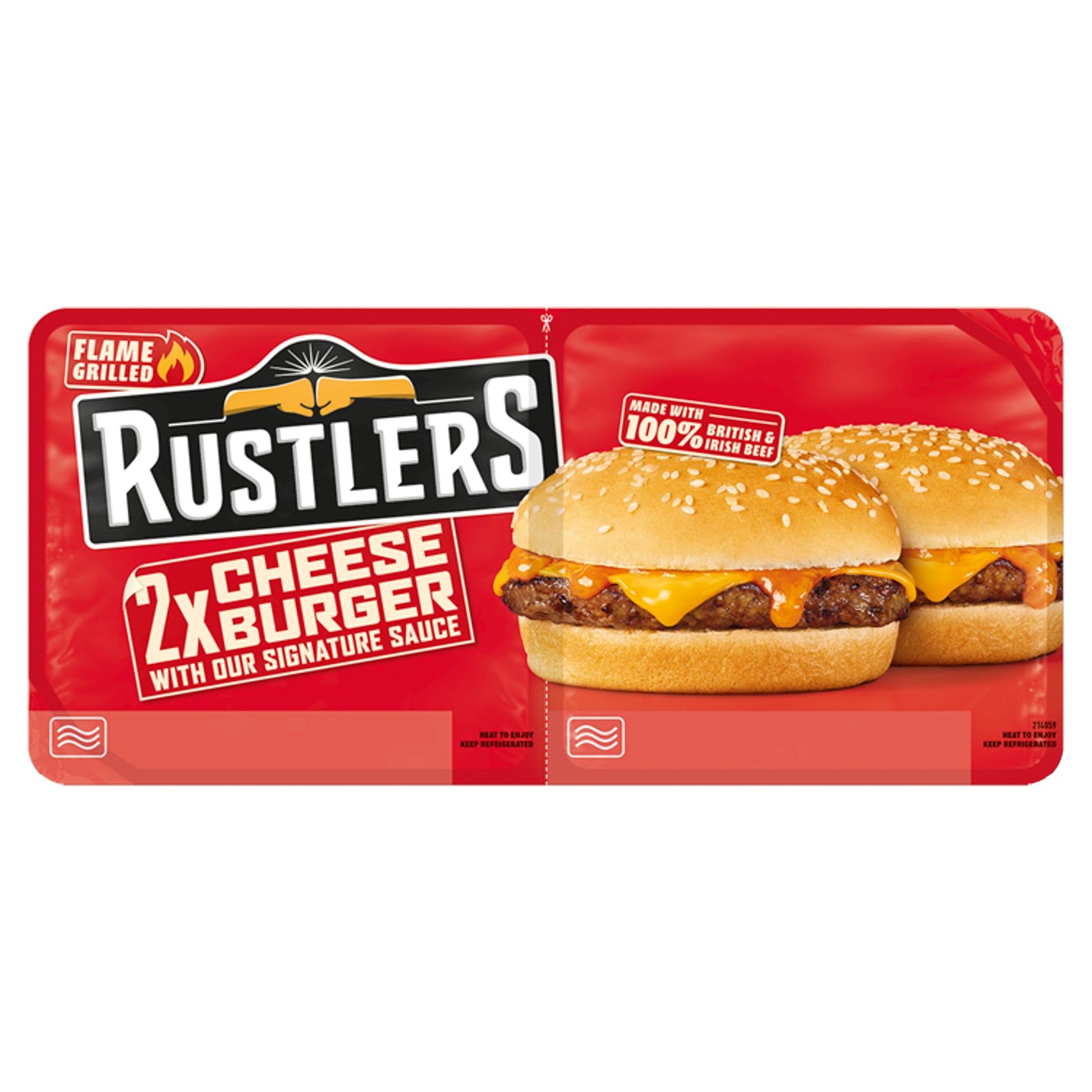 RUSTLERS TWIN CHSEBRGR
