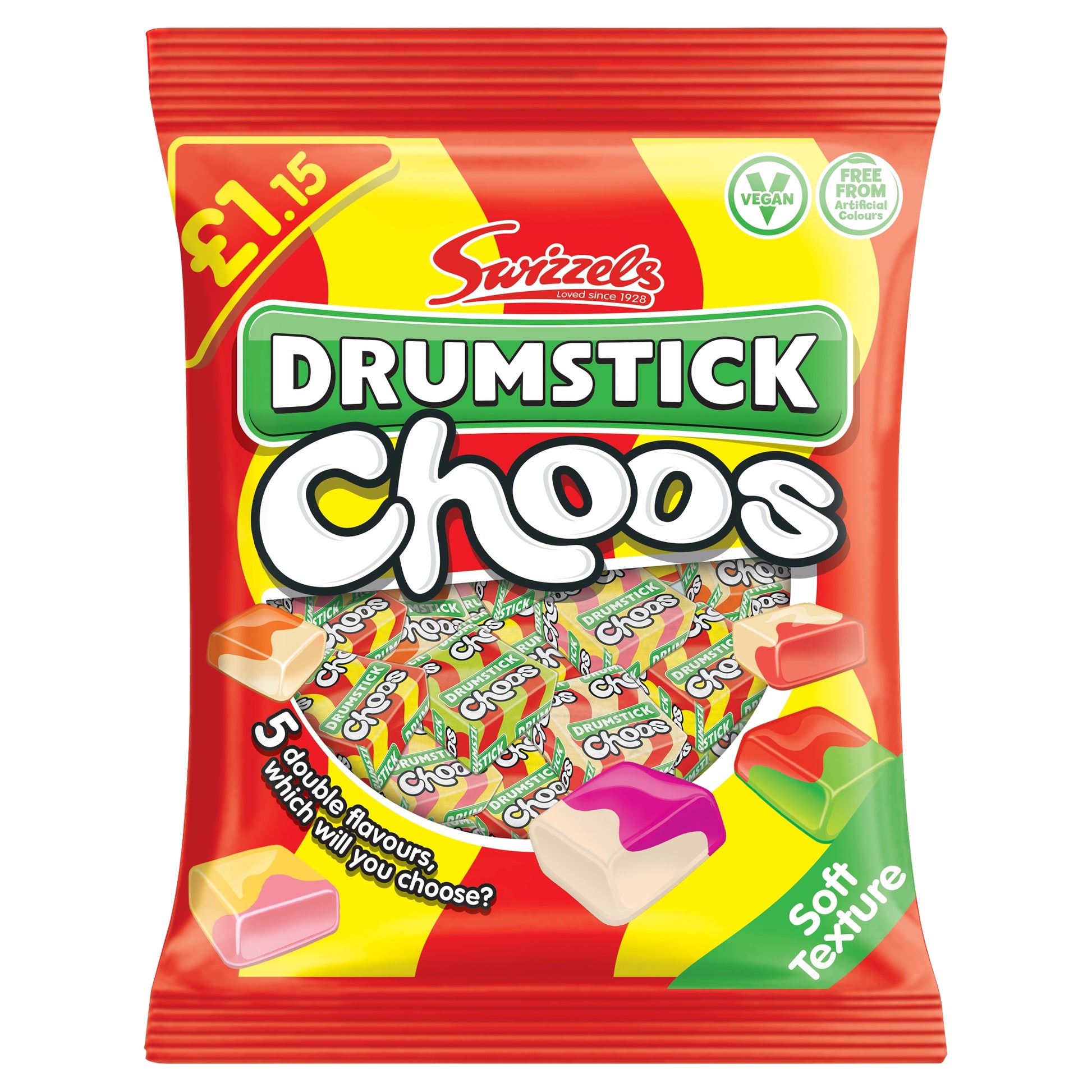 SWIZZELS MATLOW DRUMSTICK CHOOS 115G