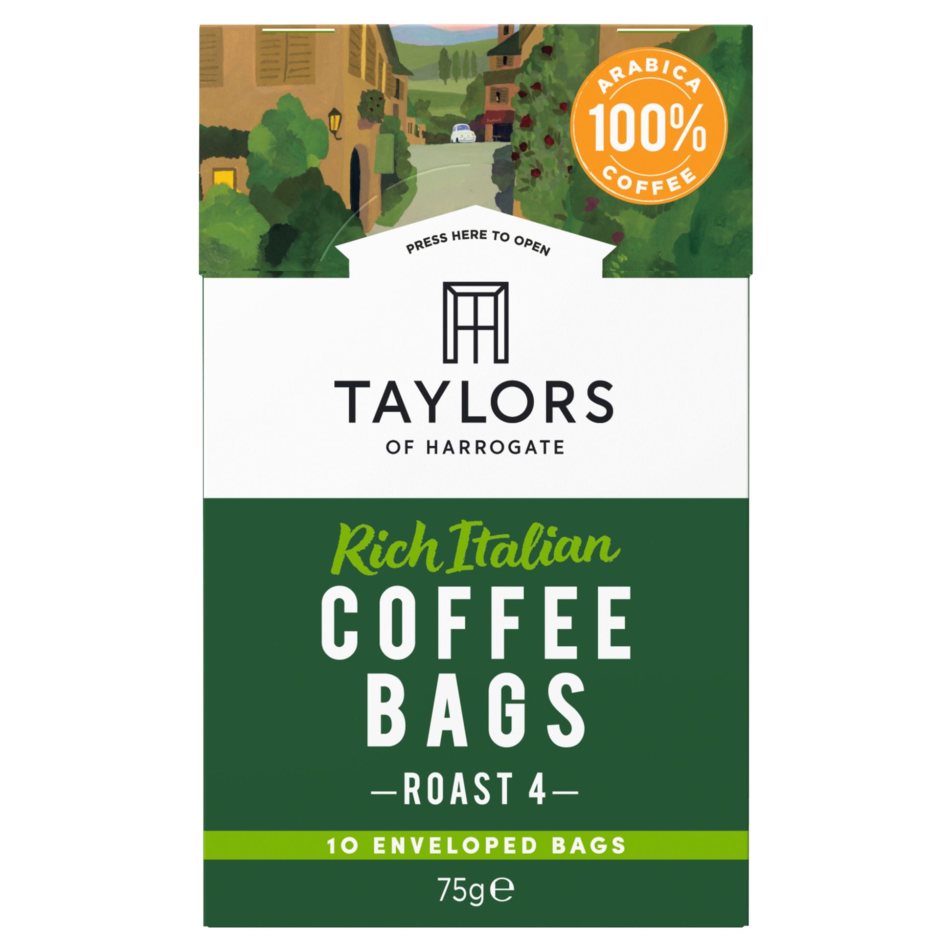 TAYLORS RICH ITALIAN COFFEE BAGS 75G