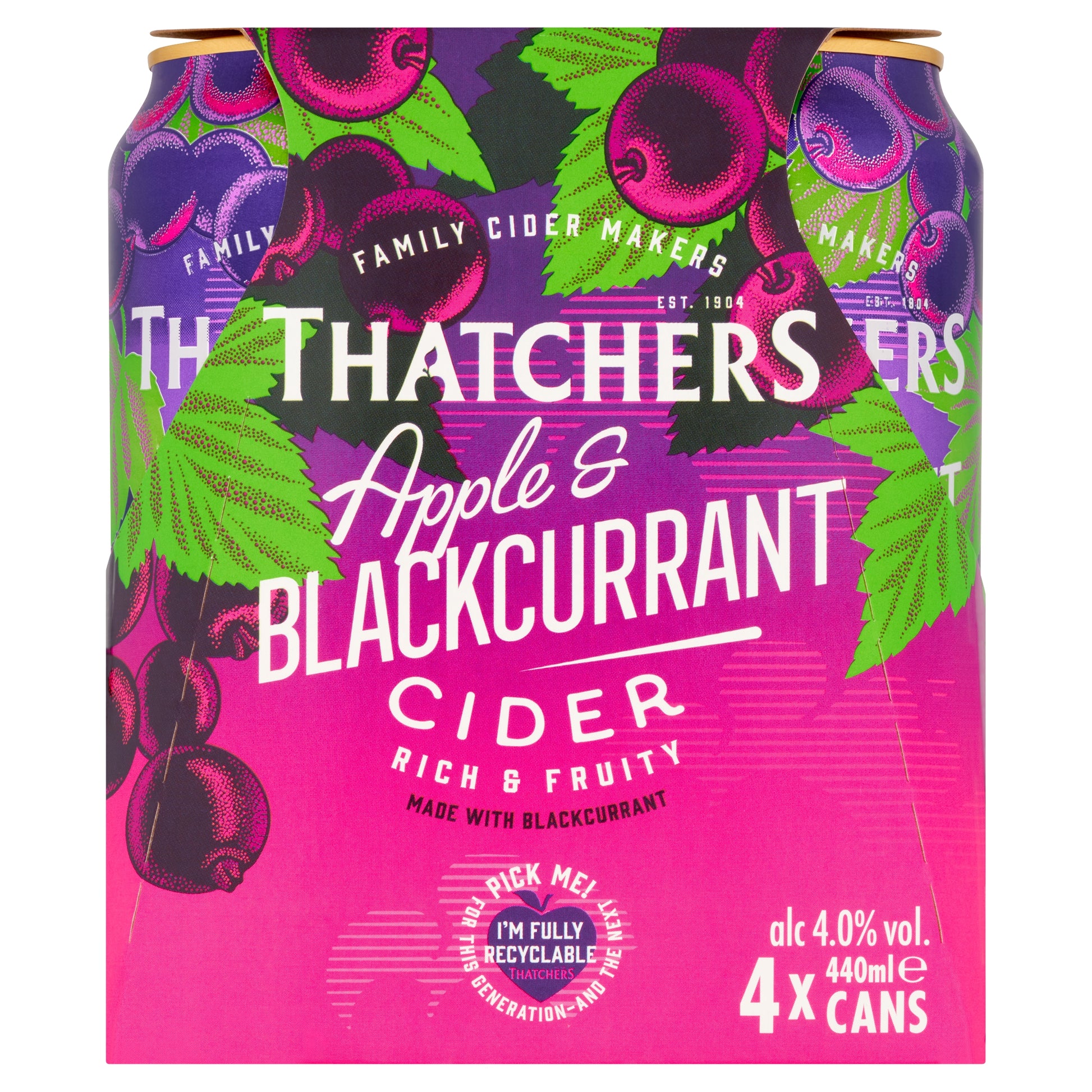 Thatchers Apple and Blackcurrant Cider