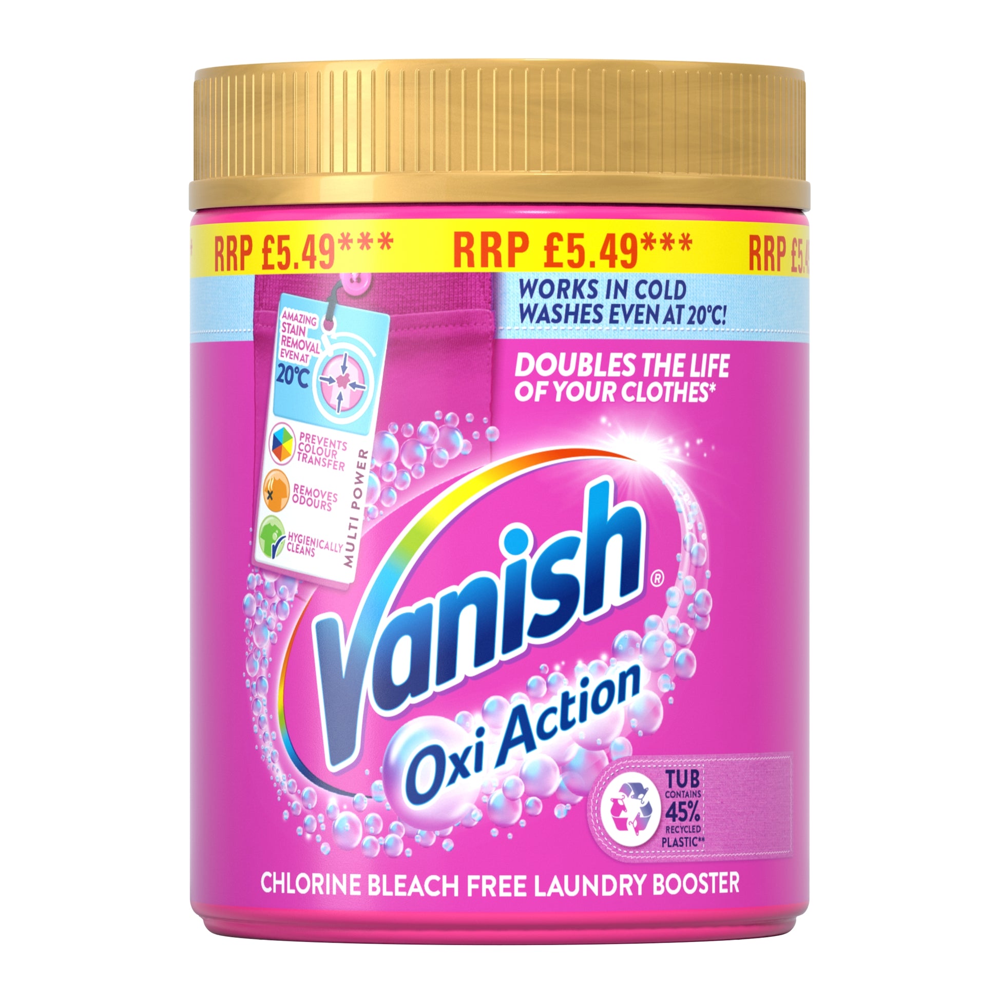 VANISH OXI ACTION PINK GOLD MULTI