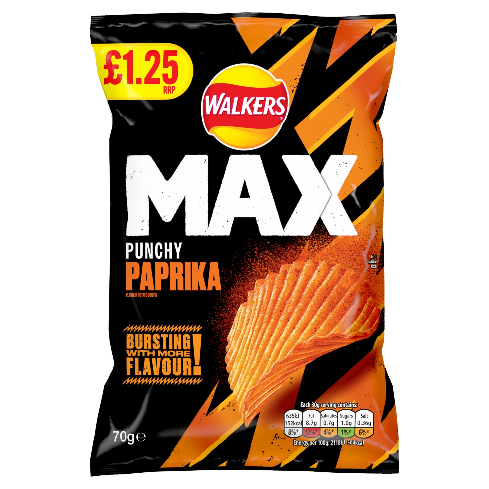 WALKERS MAX PAPRIKA