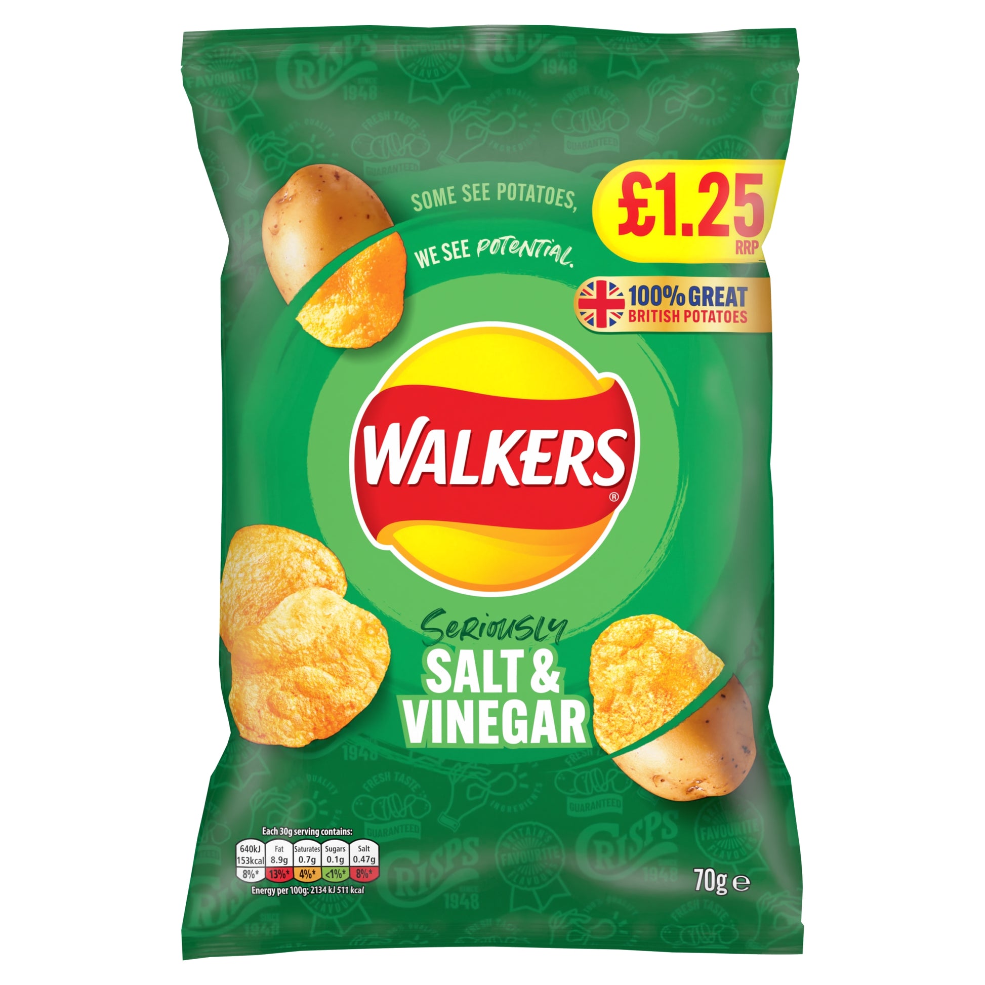 WALKERS SALT & VINEGAR
