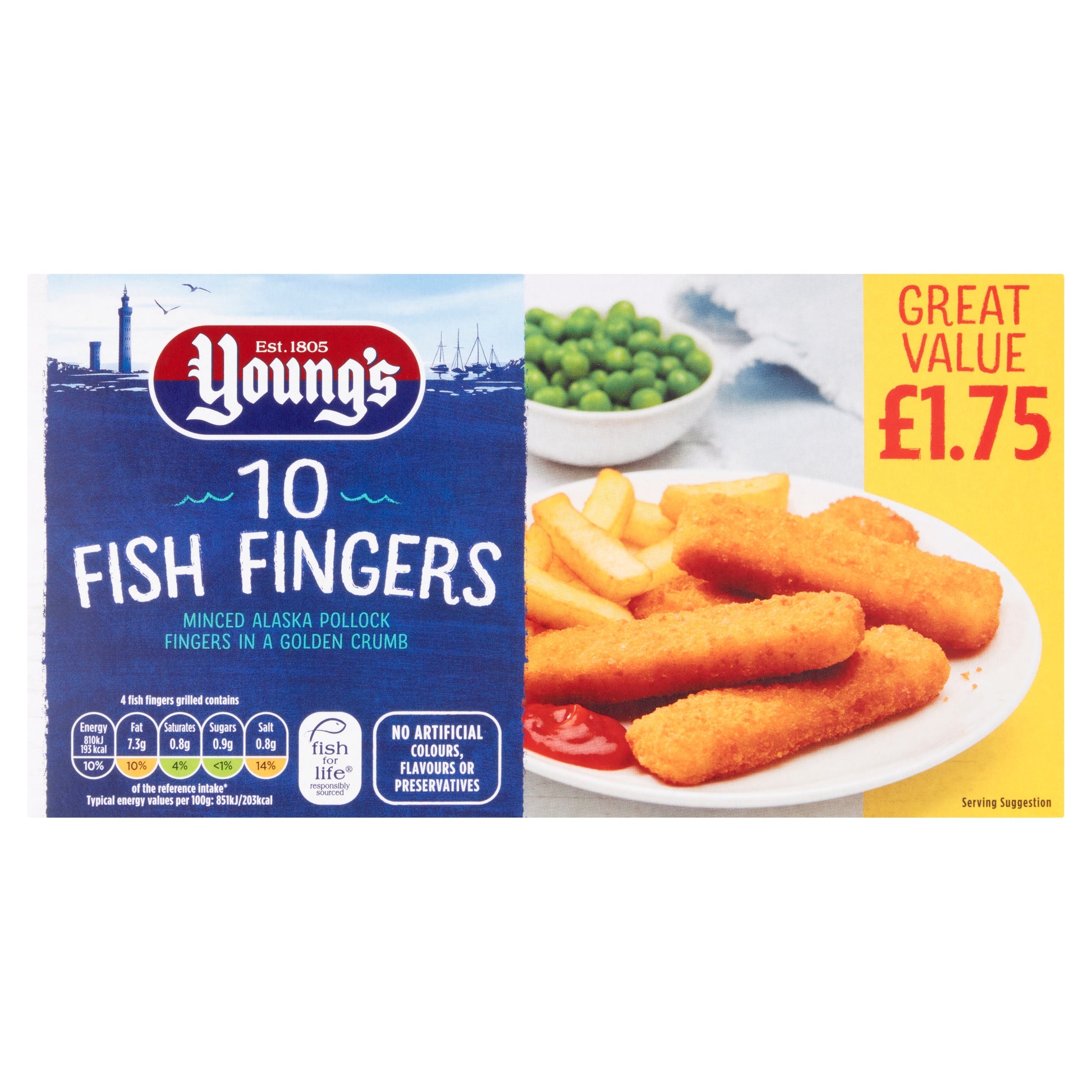 YOUNGS 10 FISH FINGER